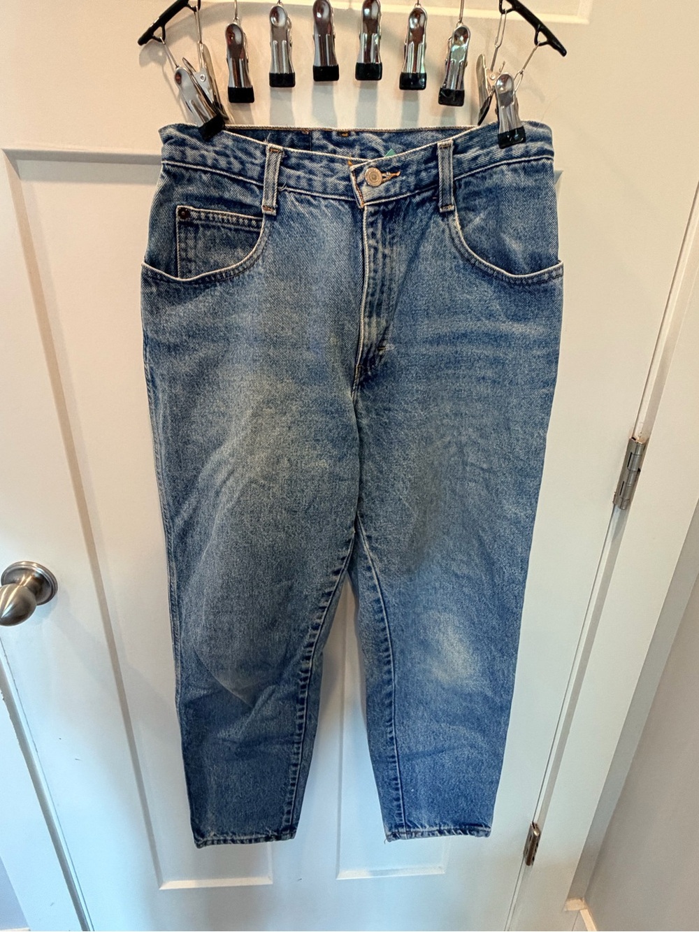 Vintage Gitano Mom Jeans Size 8 Short High Rise 100% Cotton 90s Denim